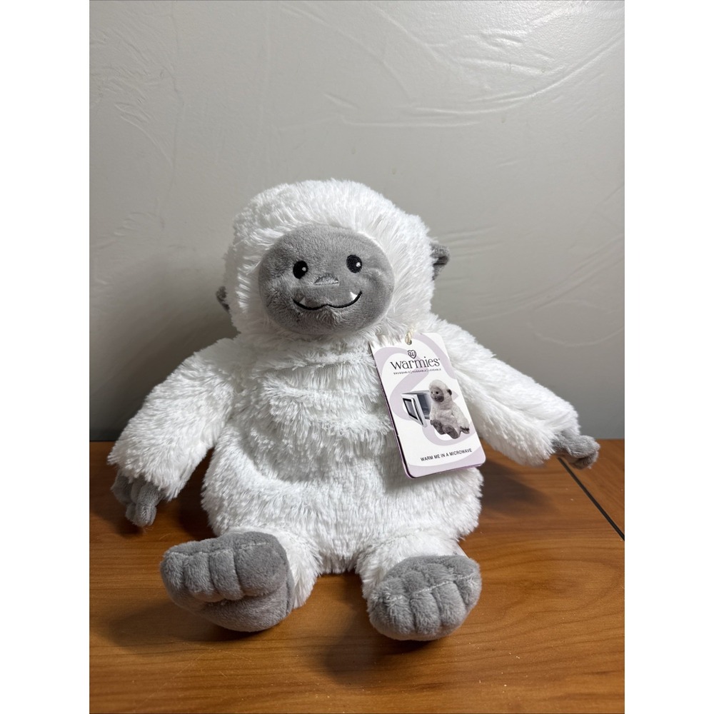 NWT Warmies Comfort Plush Yeti Lavender Scent Microwave Abominable Snowman